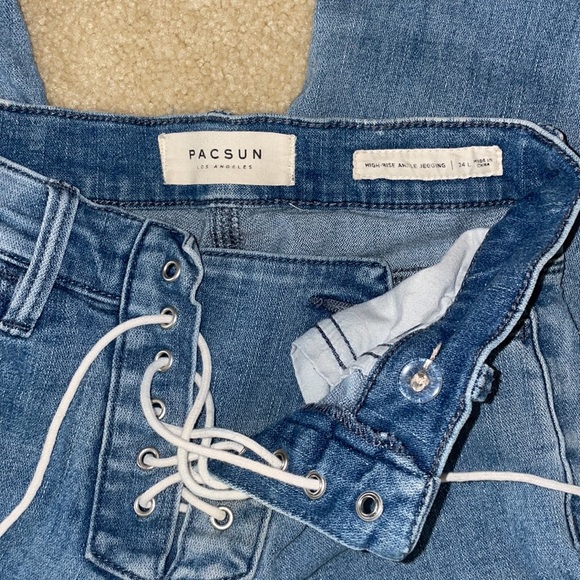 Pacsun Lace-Up Skinny Jean - Picture 3 of 4